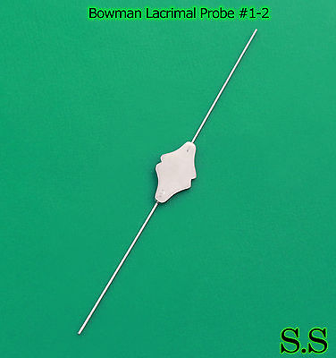 #ad Bowman Lacrimal Probe 5quot; #1 2 Surgical Dental ENT Instruments $7.99