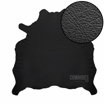 #ad Cowhides.com Mercedes Benz Black Leather Hide Sold 6.5 FT x 7.5FT for Car Seat $465.00