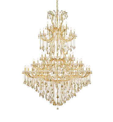 #ad Elegant Lighting 2800G96 GT RC Maria Theresa 87 Light 72quot;W Gold $12144.00