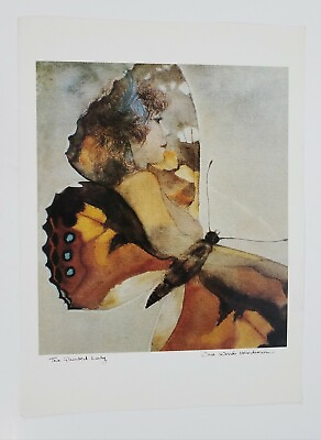 #ad Ona Wendi Henderson The Painted Lady Butterfly Print Art Work Prints $24.97