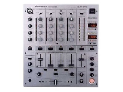 #ad Pioneer DJM 600 Professional DJ Mixer 4 channel Silver Equipment Used $724.00
