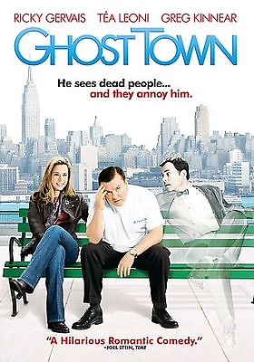 #ad Ghost Town DVD 2008 Ricky Gervais Tea Leoni Greg Kinnear Very Good $6.99