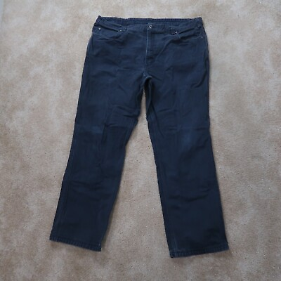 #ad Duluth Trading Ballroom Pants Men#x27;s 44x34 Blue Workwear Canvas pants $24.99