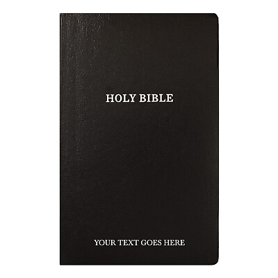 #ad Personalized Custom KJV Bible King James Version Faux Leather with Name amp; Text $23.00