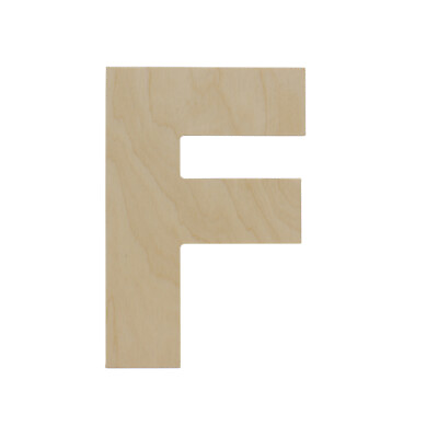 #ad Wooden Letter F 8 inch Unfinished Wood Letters for Crafts amp; Wall Woodpeckers $34.59