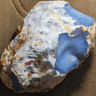 #ad 14.4 kg Natural blue chalcedony stone Turkey $1198.00