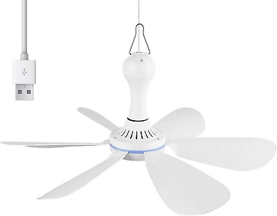 #ad White Ceiling Fan Outdoor Ceiling Fan for Patios Bedroom Living Room.. $18.99
