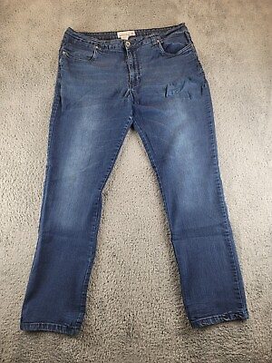 #ad Paper Denim amp; Cloth Jeans Mens Size 38X32 Arthur Distressed Straight Fit $15.99