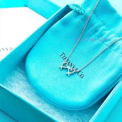 #ad Tiffany Paloma Picasso Double Loving Heart Necklace Diamond $317.18