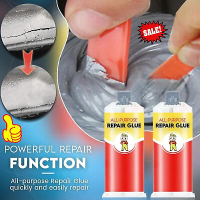 #ad 2PCS All Purpose Repair Glue Casting Repair Glue For Metal bonding Agent Paste $8.52