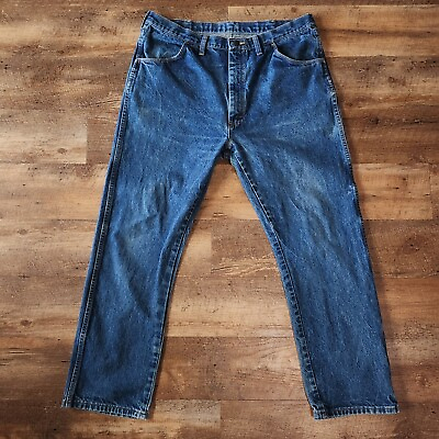 #ad Rustler Regular Fit Boot Jeans 40x30 Vintage Made on USA 87620NV $8.99