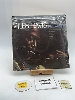 #ad Miles Davis Kind Of Blue Near Mint NEVER OPENED 1977 Mis print $250.00