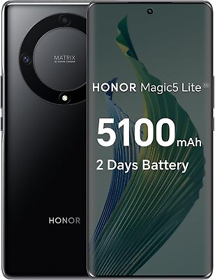 #ad Honor Magic5 Lite 5G 256GB 8GB RAM GSM Unlocked International Version New $275.99