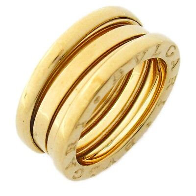 #ad BVLGARI B zero 1 Ring 3 bands 18KYG Yellow Gold Used US size 5 #49 women $1395.20