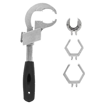 #ad Universal Big Open End Wrench Repair Tool Adjustable for Bathroom kitchen Wrench $19.79