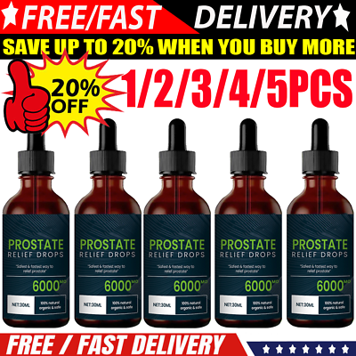 #ad 1 5X Prostate Treatment Drops Prostate Pain Relief Drops Prostate Health Support $7.99