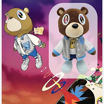 #ad Kanye West Teddy Bear Plush Doll Music Graduation Teddy Bear Collection $14.99