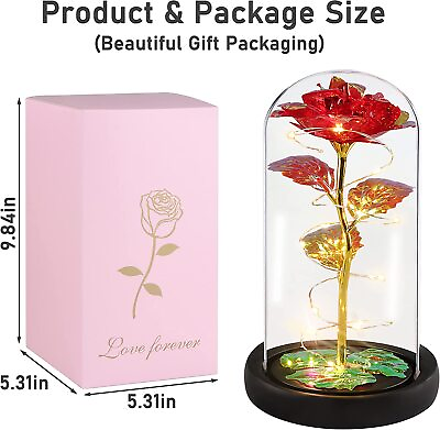 #ad Mothers Day Mom Gifts Mothers Day Rose Flowers Gifts for Mom Wife Grandma Daugh $12.98