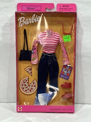 #ad Barbie RARE Fashion Avenue Metro Styles #25701 Lunch in Little Italy #50520 NRFB $58.00