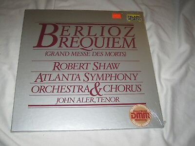 #ad BERLIOZ Requiem Atlanta SO Robert Shaw SEALED LP#x27;s Telarc Audiophile DMM $39.90