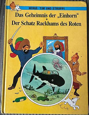 #ad Hergé: Das Geheimnis der quot;Einhornquot; Der Schatz Rackhams des Roten German 1982 1st $169.95