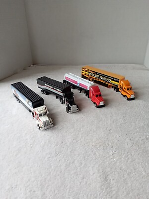 #ad Ot Of 4 Toy Tractor Trailers And Trucks Pre Owned $44.99