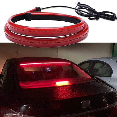 #ad 40quot; Sequential LED Third Brake Light Rear Roof Windshield High Turn Signal Strip $15.49