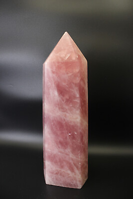 #ad ROSE QUARTZ Tower Obelisk GIANT Crystal Specimen Mineral Gem Grade Banded Rose $349.99