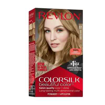 #ad Revlon Colorsilk Beautiful Color Long Lasting Permanent Choose Your Hair Color $6.95