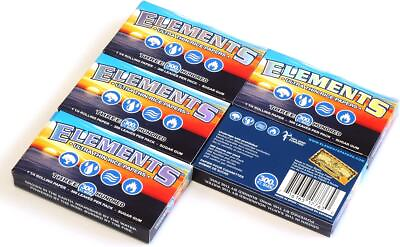 #ad ELEMENTS 300 Ultra Thin Rice Rolling Paper 1.25 1 1 4 Size 5 Pack = 1500 Leaves $14.73