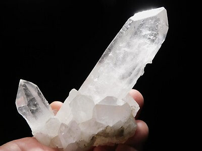 #ad Larger Semi Translucent Quartz Crystal Cluster From Brazil 235gr $24.99