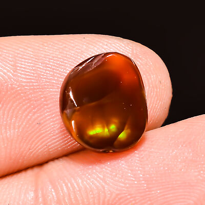 #ad 100% Natural Mexican FIRE AGATE Free From Top Gemstone 2.80 CT 8x10x3 mm Cd 195 $14.28