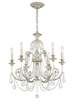 #ad Crystorama Lighting Group 5116 CL MWP Regis 6 Light 26quot;W Crystal Silver $1098.00