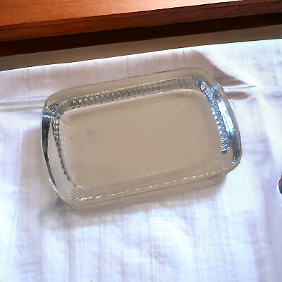 #ad Antique Glass Soapdish 1880s Century Excellent Clear Soap Tray Dish Ring Holder $16.99