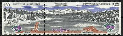 #ad Saint Pierre amp; Miquelon Stamp 593 594 Natural heritage $8.50