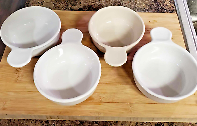 #ad Lot of 4 Assorted Corning Ware GRAB IT Bowls P 150 B 550ml 15oz French White $28.00