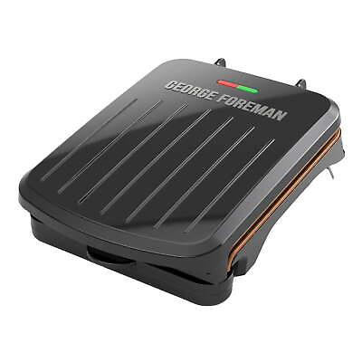 #ad Electric Indoor Grill and Panini Press Black with Copper PlatesClassic Plate $16.76