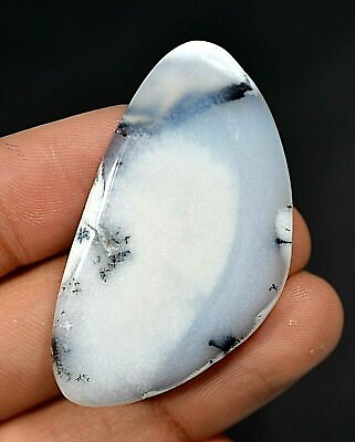 #ad 58.90 Ct Natural African Cabochon Dendrite Opal Loose Gem Stone $30.07
