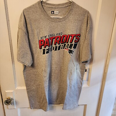 #ad Mens XL New England Patriots short sleeve tshirt Gray $15.19