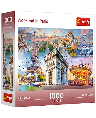 #ad Trefl Red 1000 Piece Puzzle Weekend in Paris $9.99