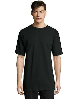 #ad Hanes Men#x27;s Tall 2 Pack Beefy T T Shirt Tee Cotton Crewneck Short Sleeve LT 4XLT $21.43