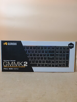 #ad Glorious GMMK 2 Prebuilt 96% Full Size Wired Mechanical Linear Switch Keyboard $75.00