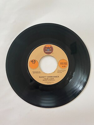 #ad Randy Vanwarmer – quot;Just When I Needed You Mostquot; Vinyl 7quot; 45 RPM Rock Pop 1979 $6.99