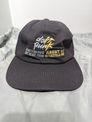 #ad Daft Punk Something About Us Hat Embroidered Hat SOLD OUT EVERYWHERE RARE $93.00