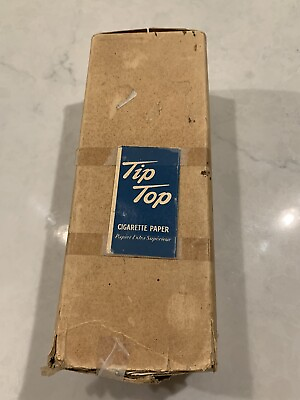 #ad Tip Top Cigarette Paper Vintage Several Hundred Count Tobacciana $99.99