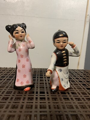 #ad Oriental Boy amp; Girl Figurine Set $9.99