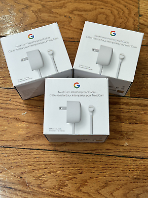 #ad Google Nest Cam Weatherproof Cable 33 Feet 10 Meters New Never Opened $25.00