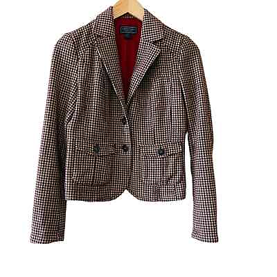 #ad American Eagle Outfitters Houndstooth Blazer Sze S Small $39.99