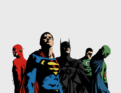 #ad Comics Justice League flash superman CCG Playmat Custom Playmat Mat Pad 40755 $32.99