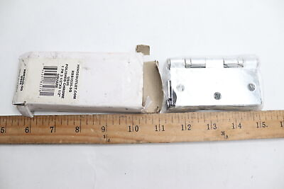 #ad Square Ball Bearing Door Hinges Polished Chrome 3.5quot; RBB3535 SQ $6.80